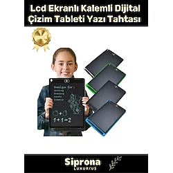 Rosa Sipresso Lcd Ekranlı Kalemli Dijital Çizim Tableti Yazı Tahtası Boyama Resim İçin Akıllı Çocuk Tablet 8,5 Inç