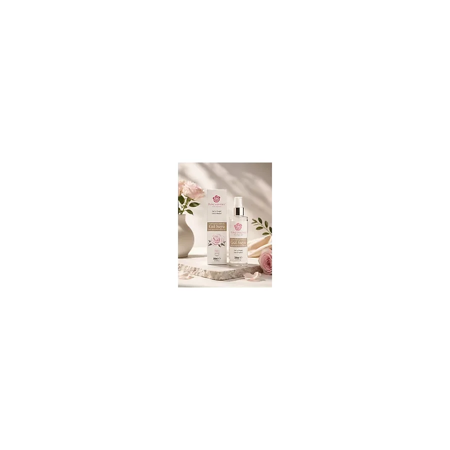 Rose Essence Tam Yağlı Gül Suyu 200 ml Doğal Gül Suyu ve Gül Yağı İçeren Özel Formül Yüz Toniği ve Cilt Bakımı