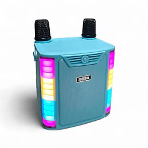 Rose Sp-614 Taşınabilir Şarjlı Bluetooth Karaoke Mikrofon ve Hoparlör Seti - Siyah