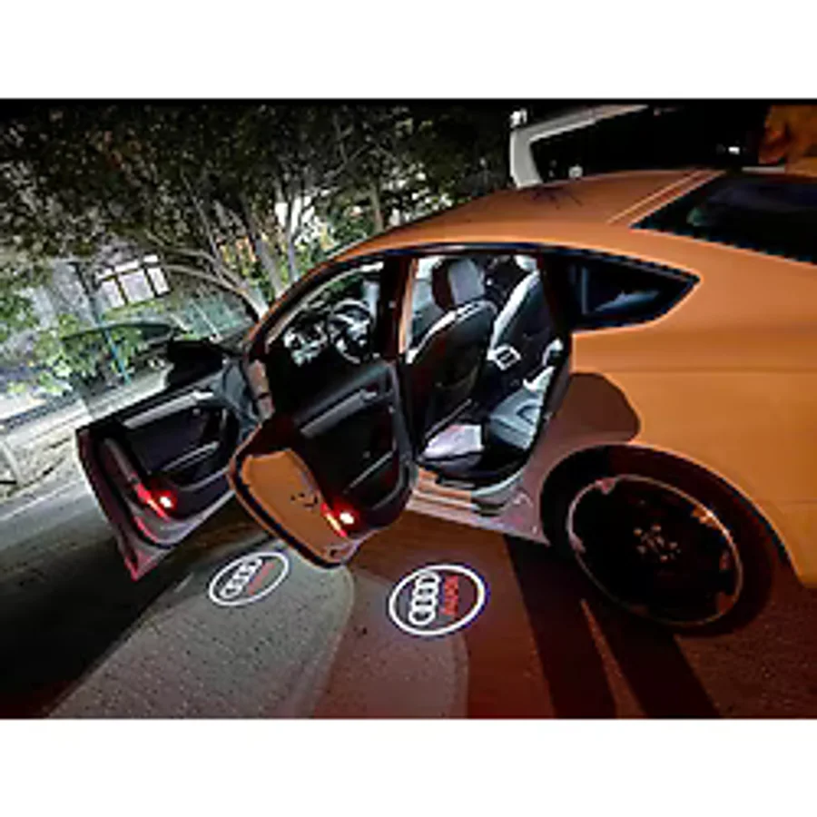 RoseTR Audi İle Uyumlu Kapı Altı Aydınlatma Audi Logolu A1 A3 A4 A5 A6 Q1 Q3 Q5