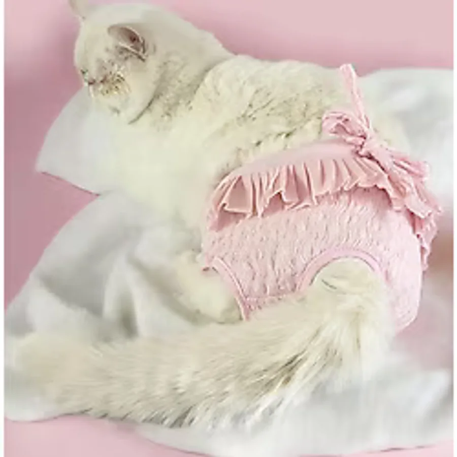 Rosie Rose Kemiques Secret Kedi Ic Camasiri Regl Kulot Don