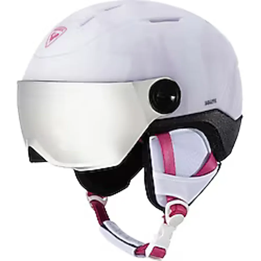 Rossignol Whoopee Visor Unisex Çocuk Beyaz Kask - XS