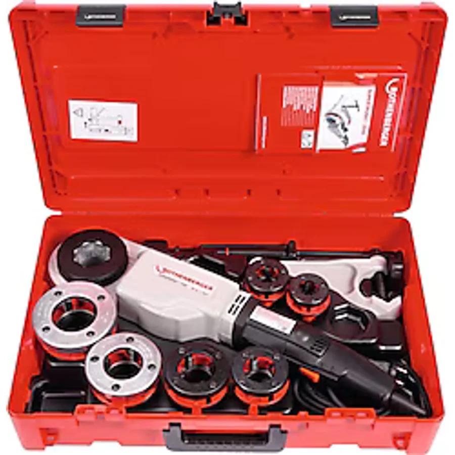 Rothenberger Supertronic 2000 1/2''-2'' Elektrikli El Tipi Pafta Seti