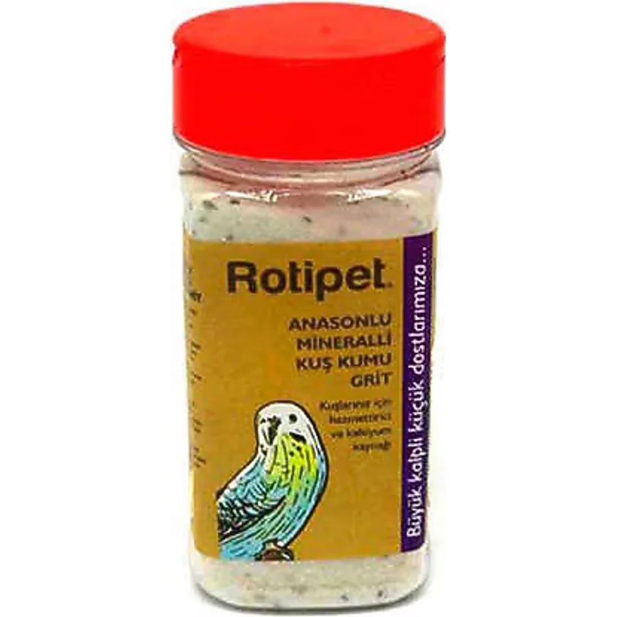 Rotipet Mineralli Anasonlu Kuş Kumu Grit 300 gr