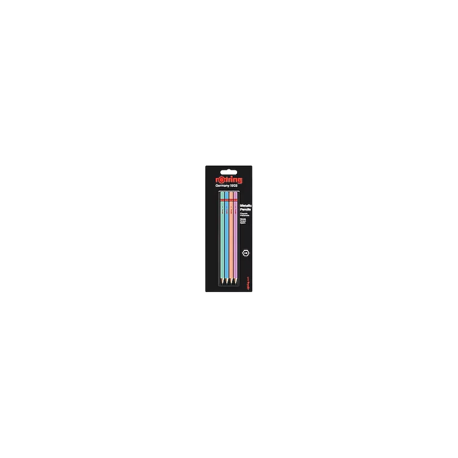 Rotring 4'lü HB Metalik Kurşun Kalem Seti