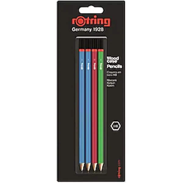 Rotring 4'lü Mercanlı Kurşun Kalem