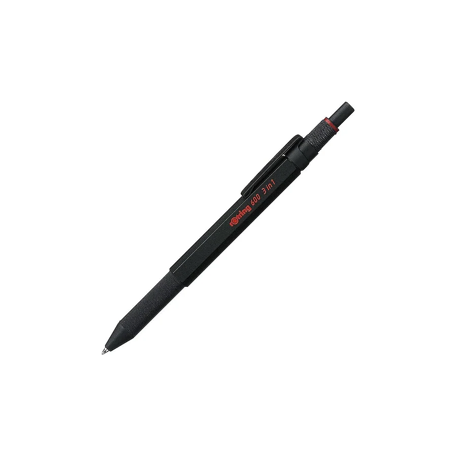Rotring 600 3 in 1 Multipen Siyah Fonksiyonlu Kalem