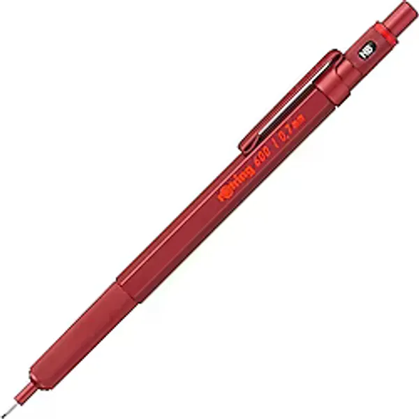 Rotring 600 Kırmızı 0.7 mm Versatil Uçlu Kalem