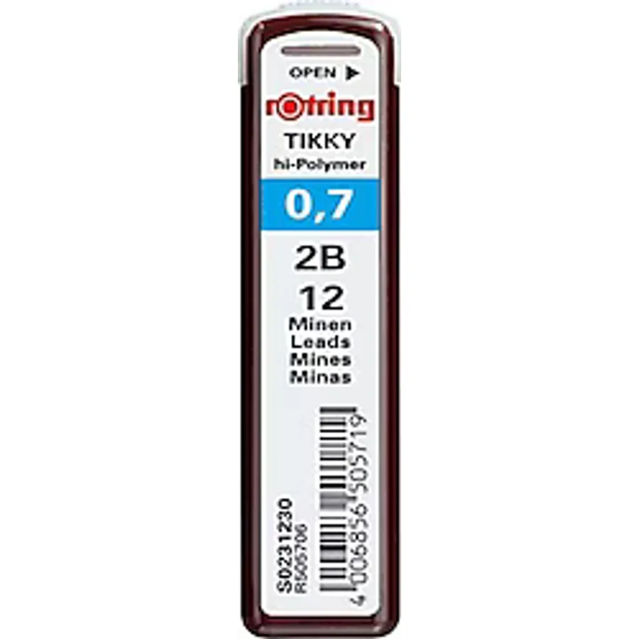 Rotring Tikky Hi-Polymer 0.7 mm 2B Kalem Ucu