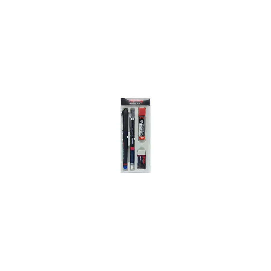Rotring Visumax Roller + 0.7 mm Versatil Kalem 4'lü Mavi Ofis Seti