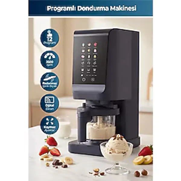 Rovos Dondurma Makinesi , Gelato, Sorbe, Milkshake Yapma Makinesi
