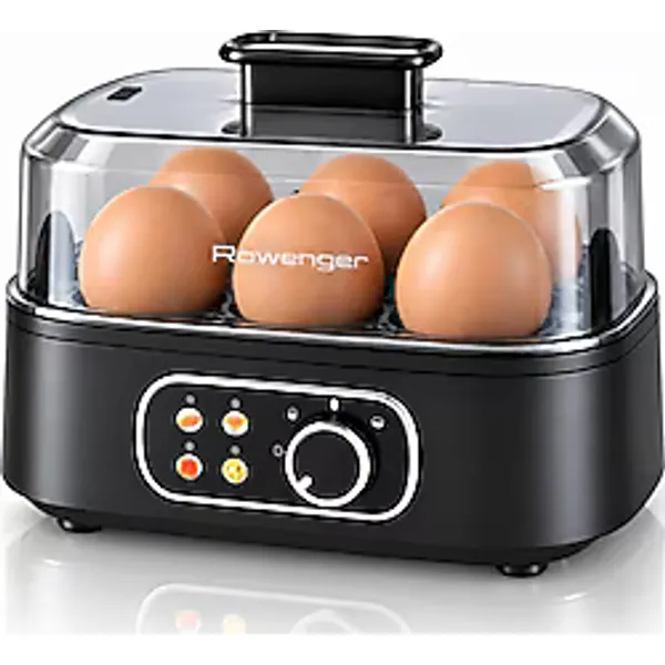 Rowenger RO-06S Siyah Yumurta Haşlama Makinesi