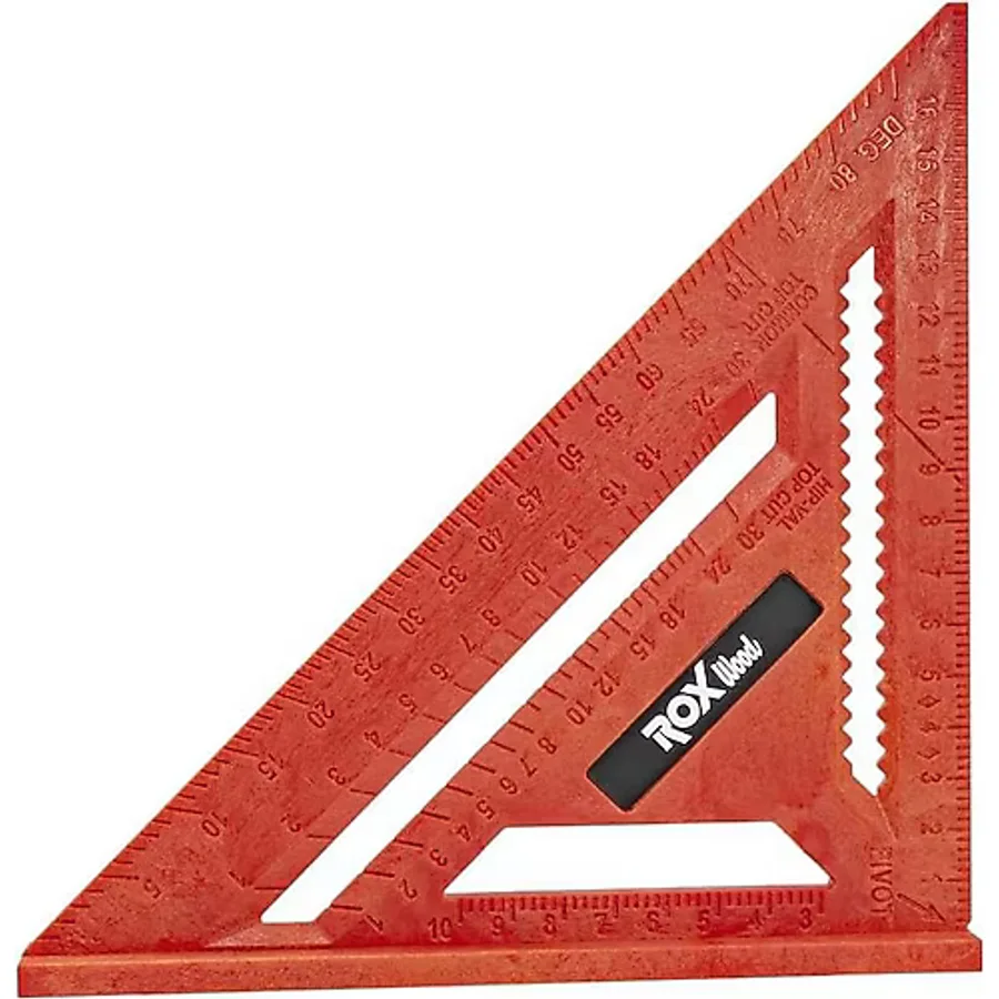 Rox Wood 0022 175 mm Abs Plastik Üçgen Marangoz Gönyesi