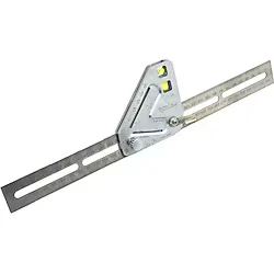 Rox Wood 0122 Çok Amaçlı Terazili Açılı Gönye 350 mm