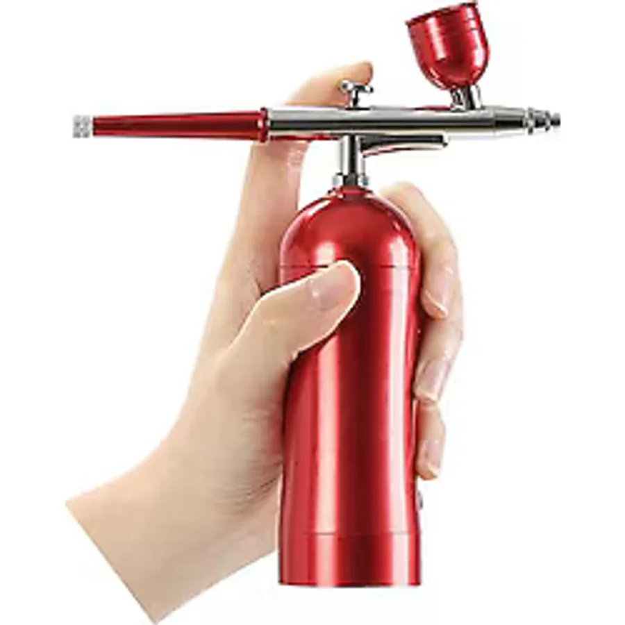 ROX0068 Kendinden Kompresörlü Akülü Airbrush Mini Boya Tabancası