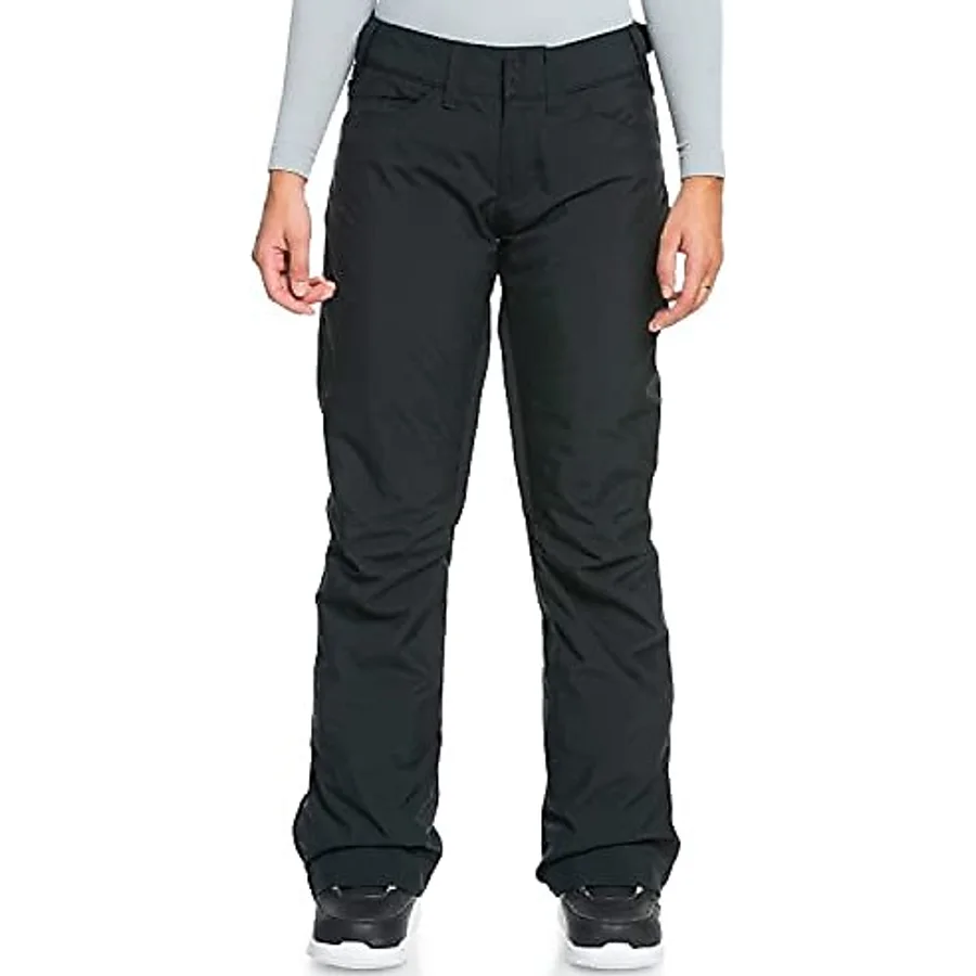 Roxy Kadın ERJTP03238 Backyard Pt True Black Kışlık Pantolon, Siyah, S