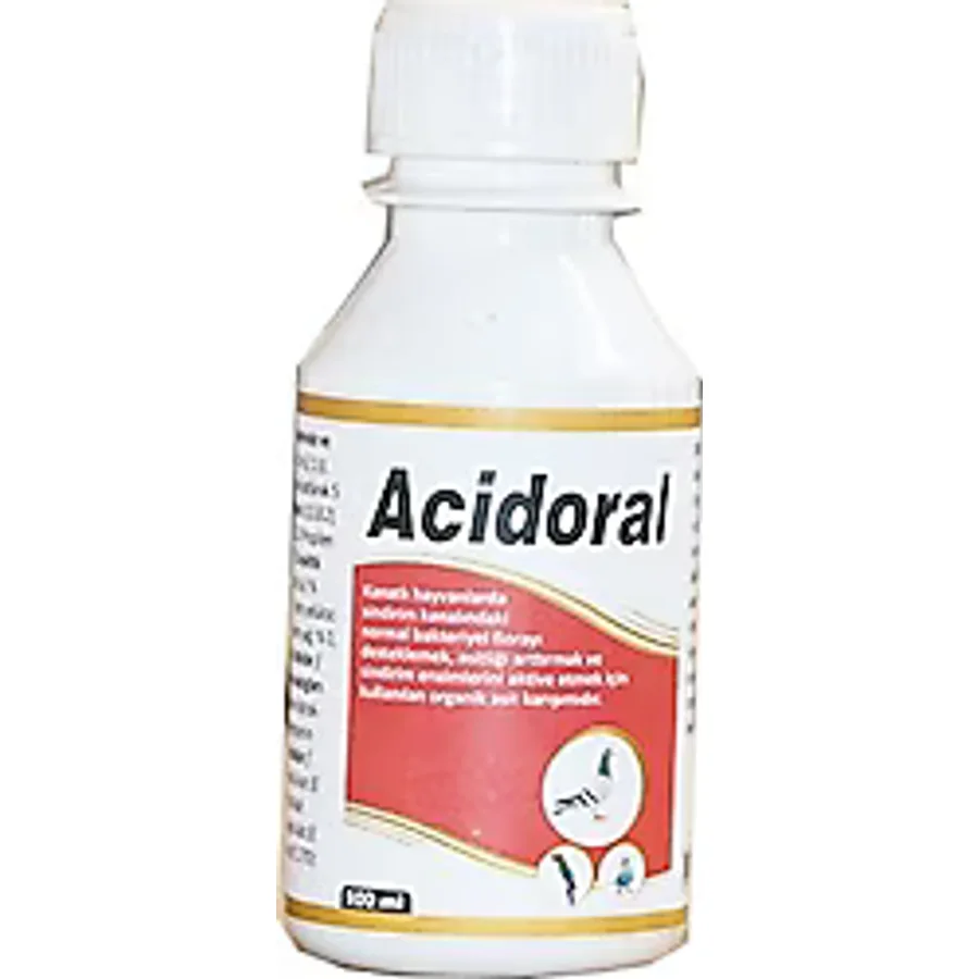 Royal İlaç Acidoral 100 ml Kanatlılarda ve Kuşlarda İshal Destekleyici