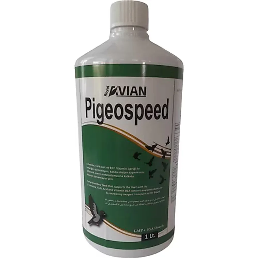 Royal İlaç Pigeospeed 1 lt Güvercinlerde Uçum Hızı Desteği