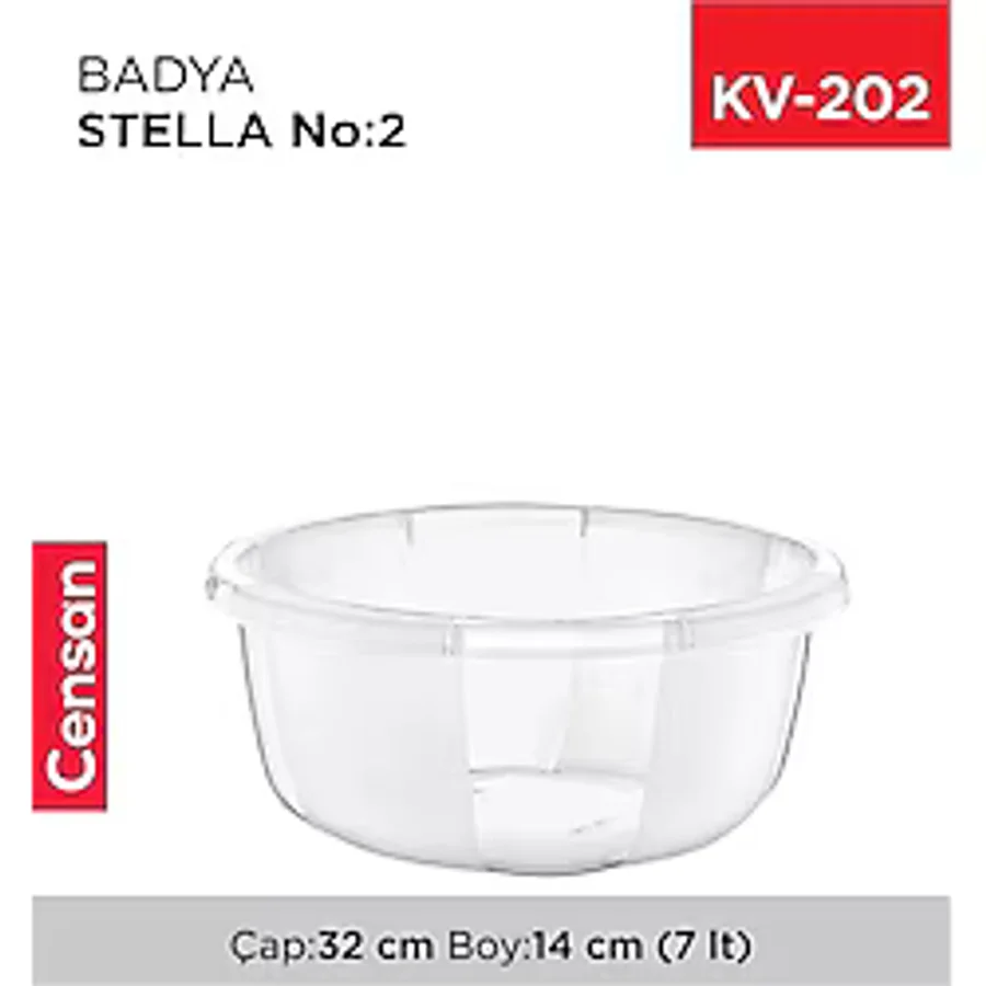 Royaleks Group Yuvarlak Şeffaf Badya 1 Adet 2 No Royaleks-E174