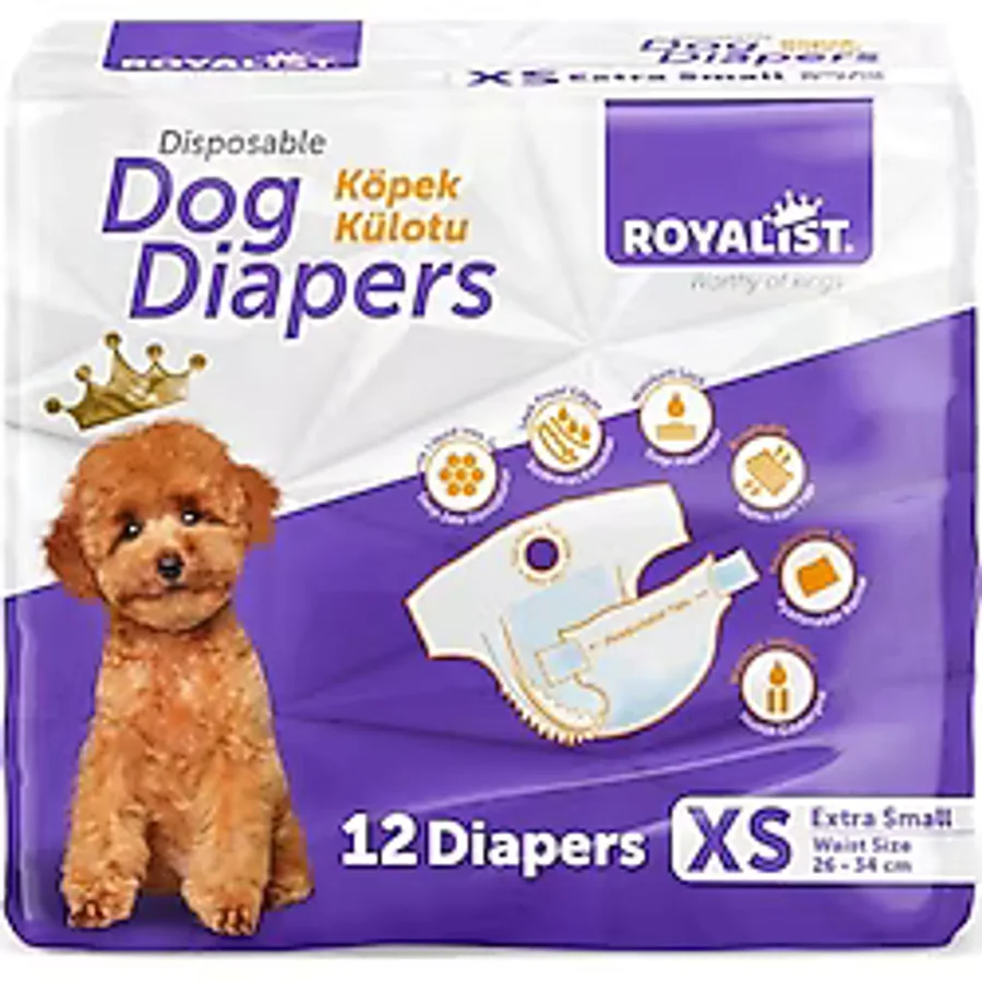 Royalist Köpek Külotu 12Lİ Xs - 001-Beyaz