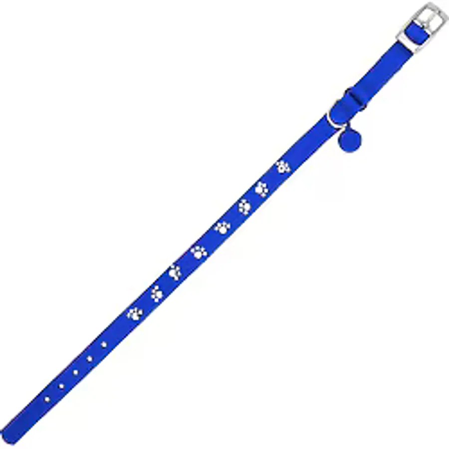 Royalist PC-11 Pati Baskılı Kedi-Köpek Tasması 10mmx30cm Mavi