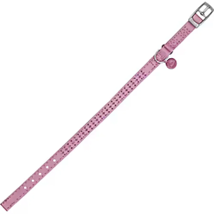 Royalist PC-13 Taşlı Kedi-Köpek Tasması 10mmx30cm Pembe