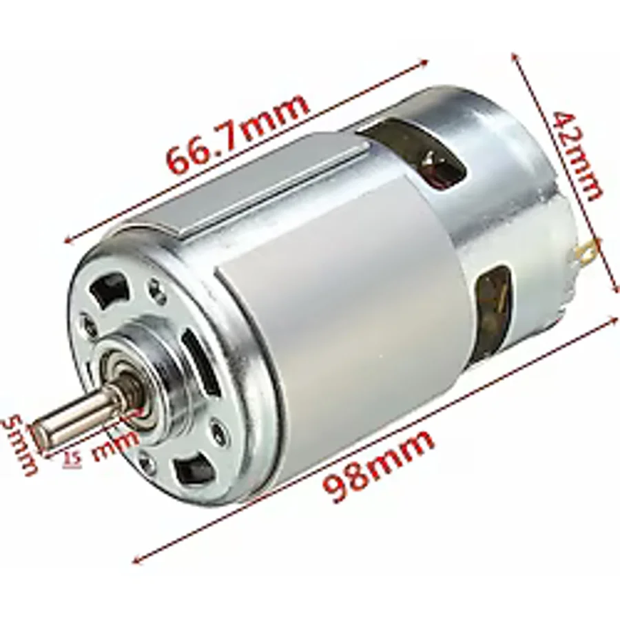 RS 775 DC Motor Rulmanlı 12-36 Volt 12000 RPM Şarjlı Matkap - CNC