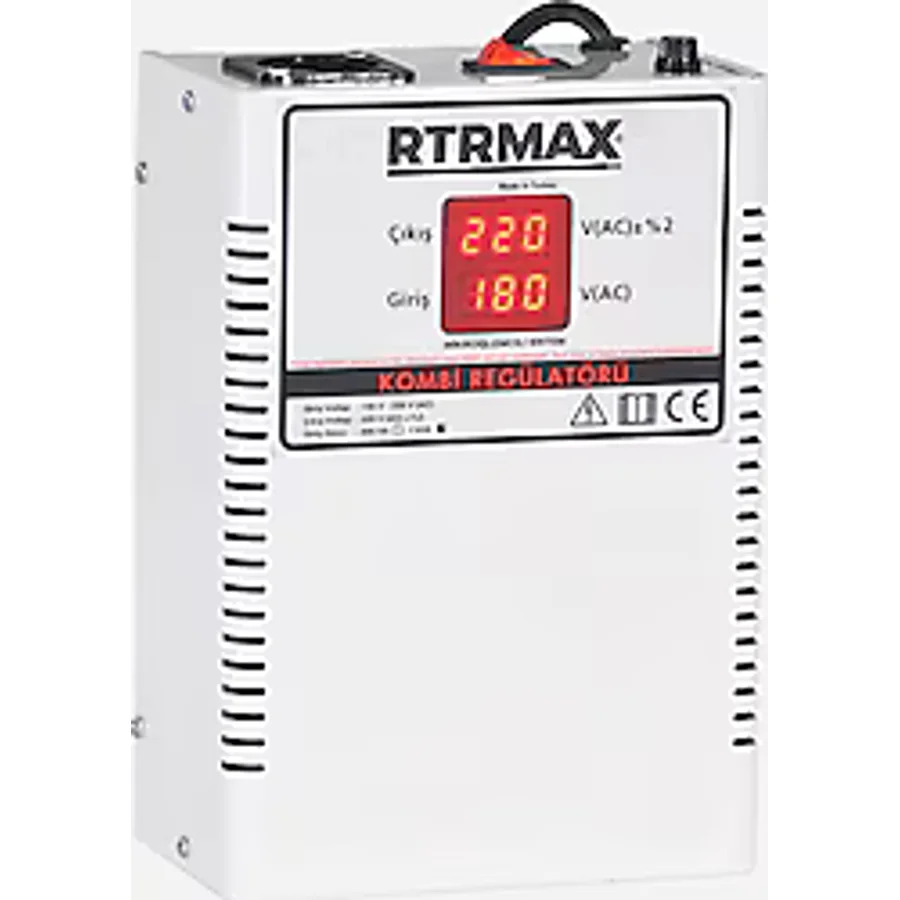 Rtrmax RTM5991 Röleli Tip Monofaze Tam Otomatik Voltaj Regülatörü