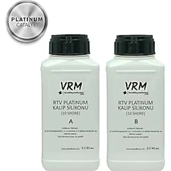 Rtv-2 Platinum Kalıp Silikonu 10 Shore 1 Kg