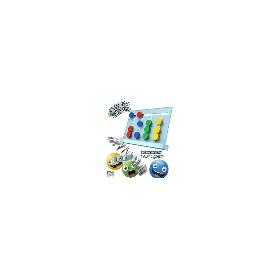 Rubik Abaküs Montessori Zeka Oyunu Eğitici Oyunck Go Toys