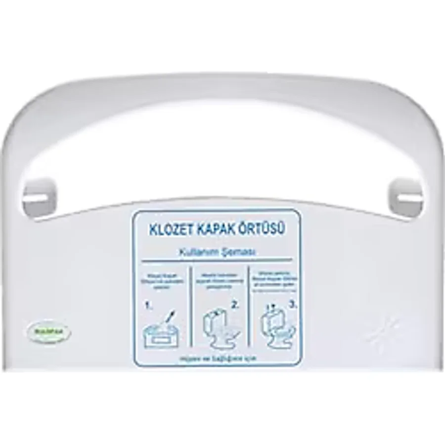 Rulopak Klozet Kapak Örtüsü 250'Li + R-1308 Klozet Kapak Örtü Aparatı Beyaz,61