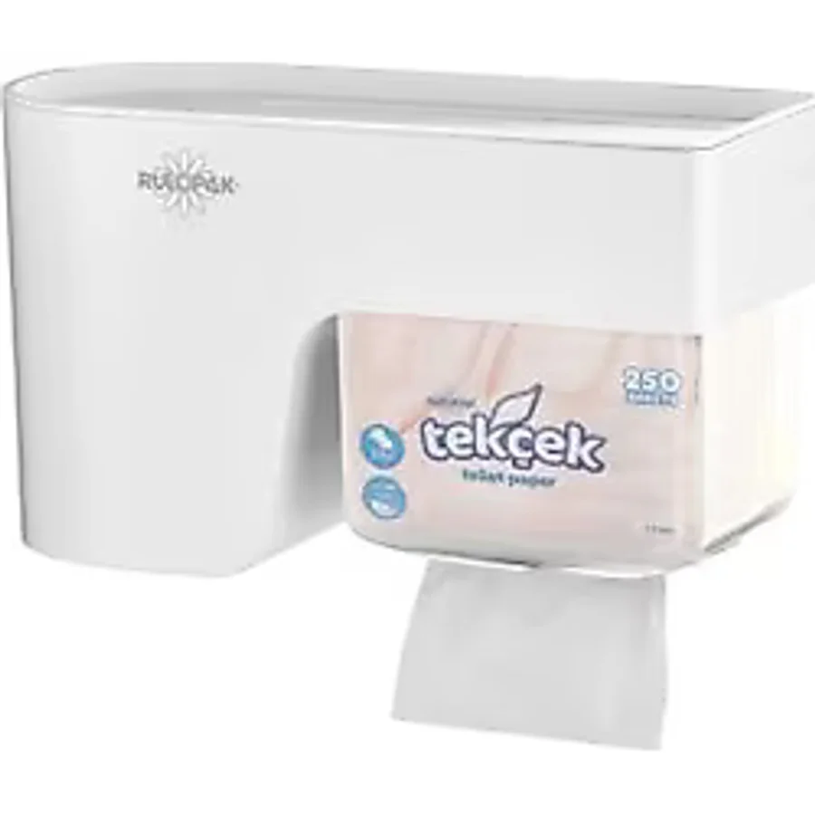 Rulopak Multitask Tuvalet Kağıdı Dispenseri Beyaz