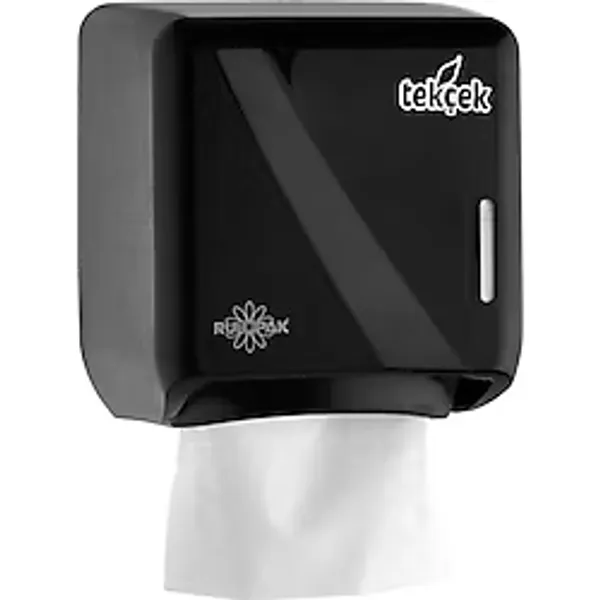 Rulopak Tekçek Mini Tuvalet Kağıdı Dispenseri Siyah