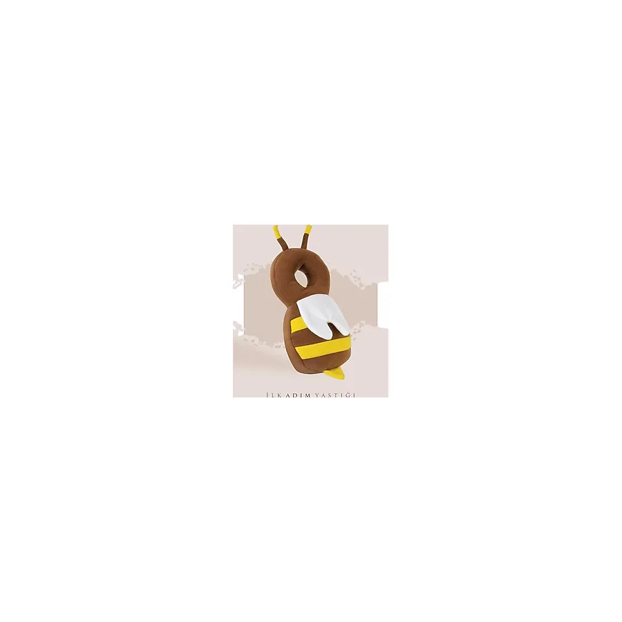 RUYALAR BEBEK Bebek Kafa Koruma Düşme Boyun Koruma Yastığı Arı Figüranı 40x24 Cm
