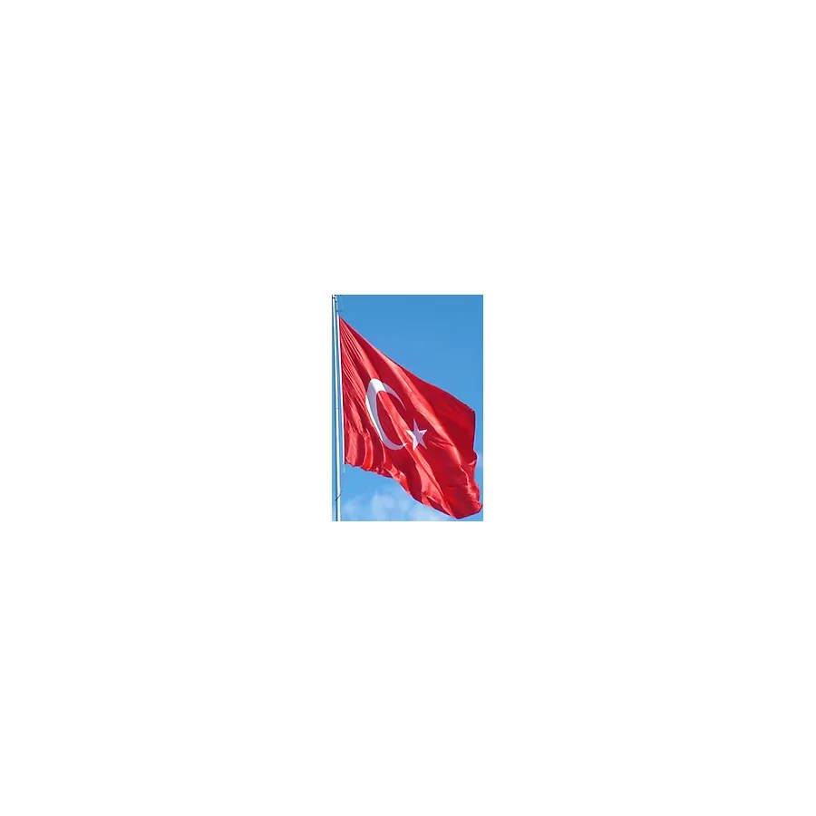Rüzgara Dayanıklı , Beta Mesh Kumaş Türk Bayrağı 6x9 Metre , Rüzgara Dayanıklı , Yeni Nesil Kumaş, Delikli, Hafif Kumaş - 400X600CM