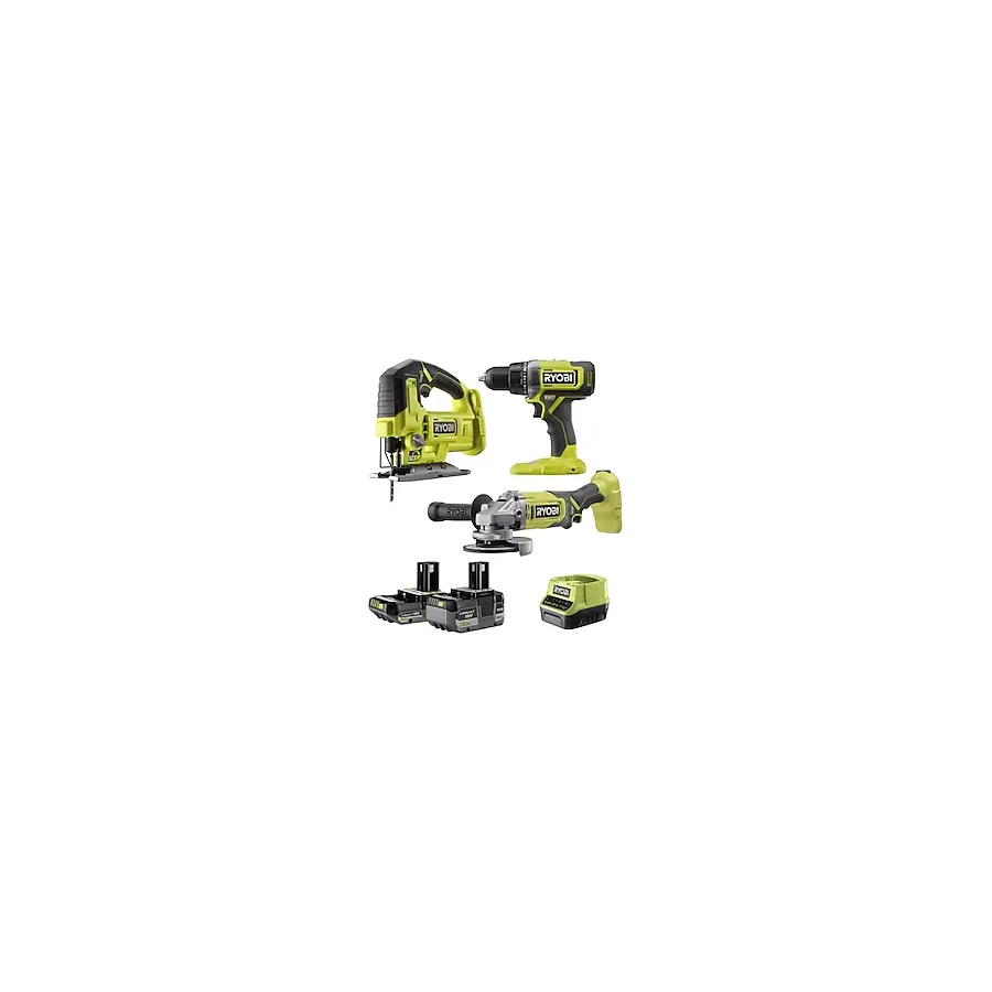 Ryobi RCK183E-242S Çift Akülü Elektrikli El Aletleri Seti