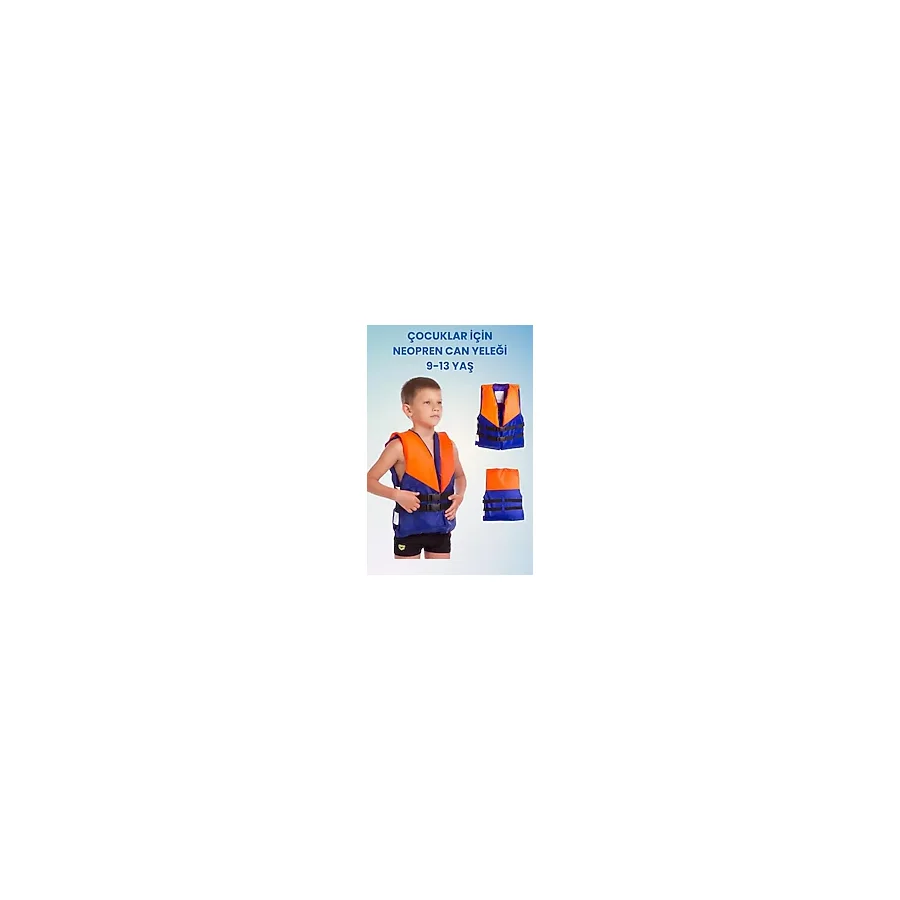 S Beden 4-8 Yaş Mavi Çocuk Can Yeleği Neopren Sünger Yüzme Yeleği Çocuklar İçin Yüzdürme Yelek,Can