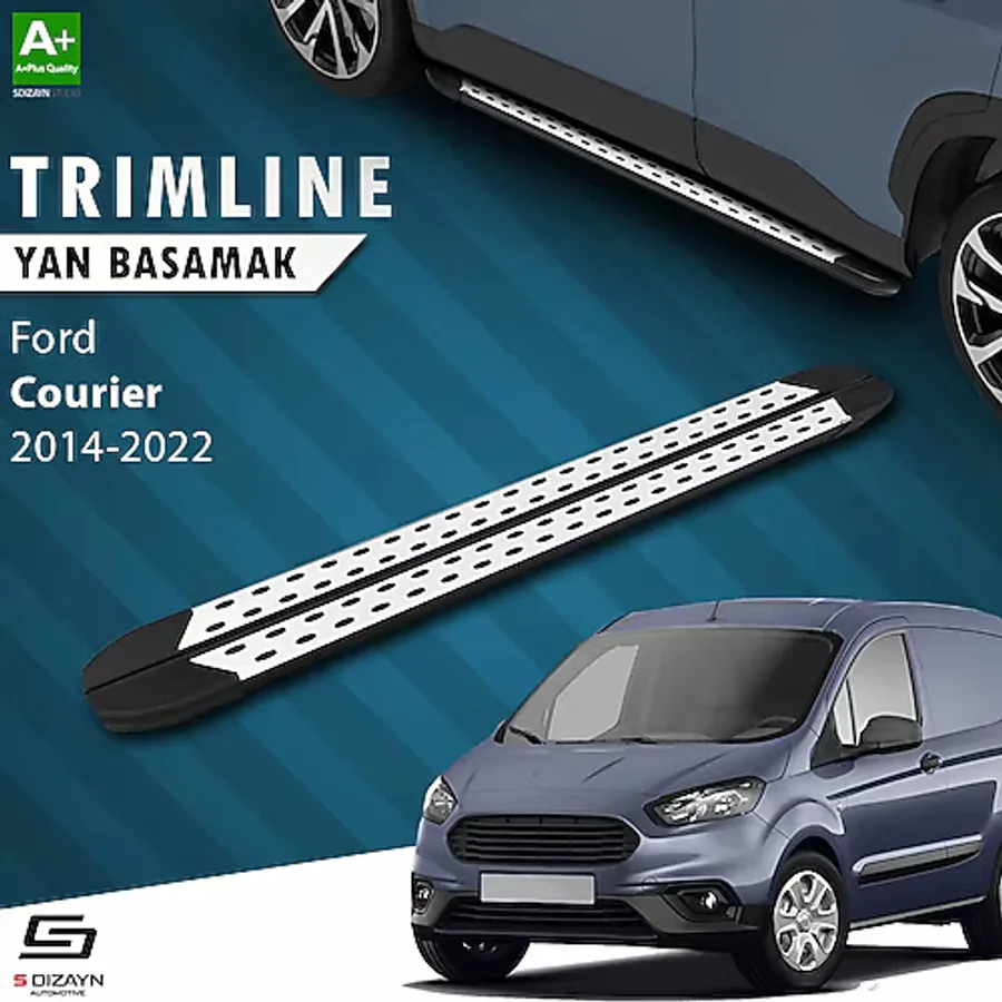 S-dizayn Ford Courier Trimline Gri Yan Basamak 176 Cm 2014 Üzeri
