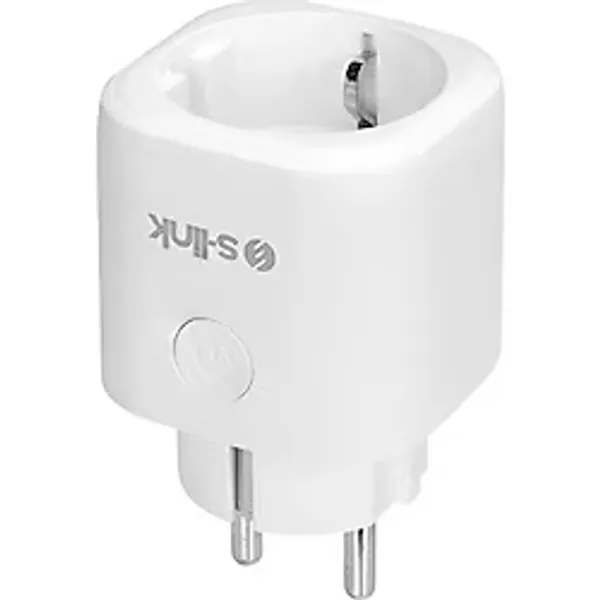 S-LINK SL-14, 1 Soket, Akım Korumalı Priz, 16A, WiFi 2.4Ghz, Bluetooth, TUYA Yazılım Destekli, internet üzerinden Yönetilebilir
