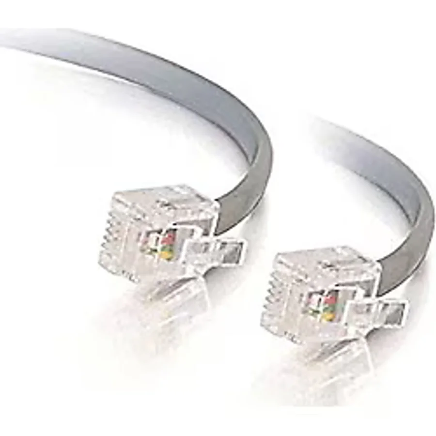 S-link SL-TEL5 5mt Gri RJ-11 Telefon Kablosu