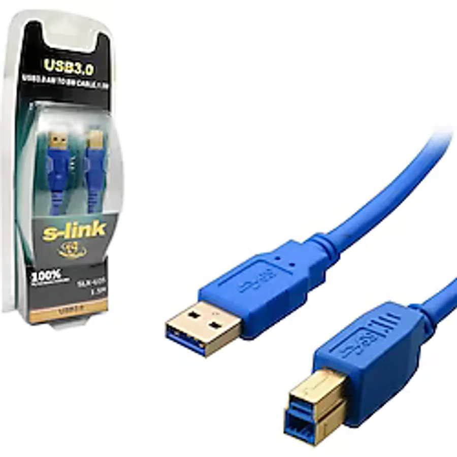 S-link SLX-U35 1.5 m USB 3.0 Yazıcı Kablosu