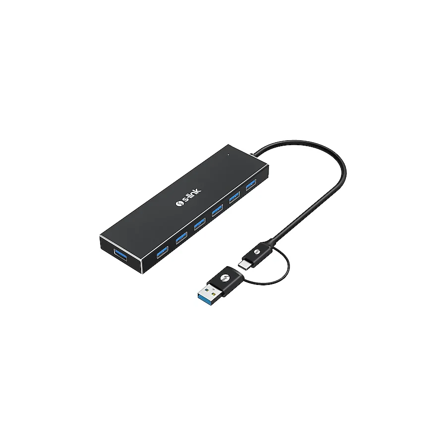 S-link SW-U317 7 Port Type-C USB Çoğaltıcı