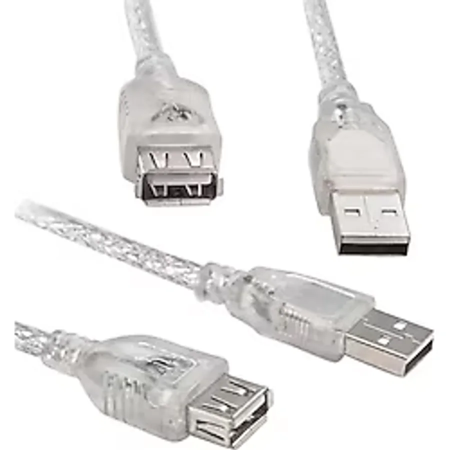 S-Link Usb 2.0 Şeffaf 10 Metre Usb Uzatma Kablosu