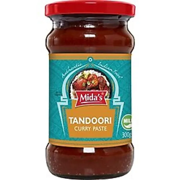 's Tandoori Curry Paste 300 gr Hint Usulü Tandoori Köri Ezmesi Tavuk, Et, Balık ve Sebze Marineleri İçin Hint Baharat Sosu