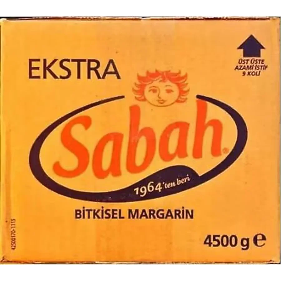 Sabah 4500 gr Bitkisel Margarin
