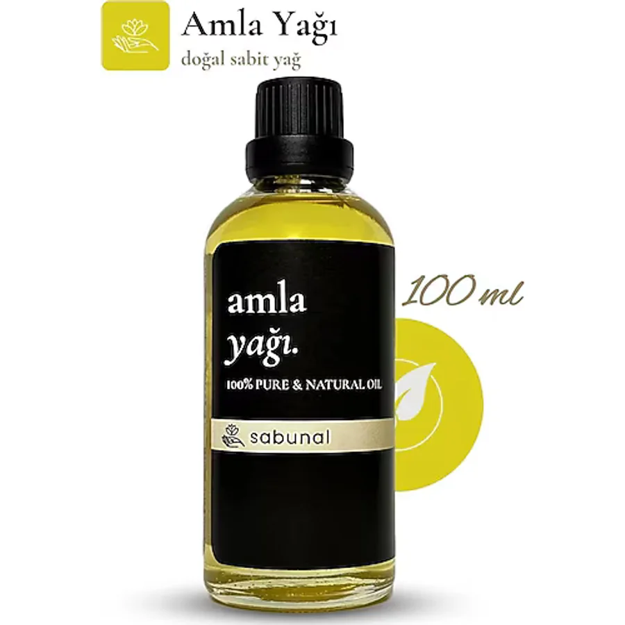 sabunal Amla Yağı 100 ml - Doğal Saç Ve Sakal Soğuk Sıkım Bakım Yağı