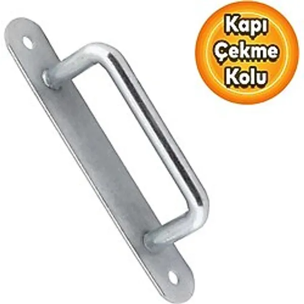 Saclı El Tutamagı Çekme Kolu Kapı Tutma Kulbu 18,5 cm Krom Metal Kulp Kapı Tutamağı