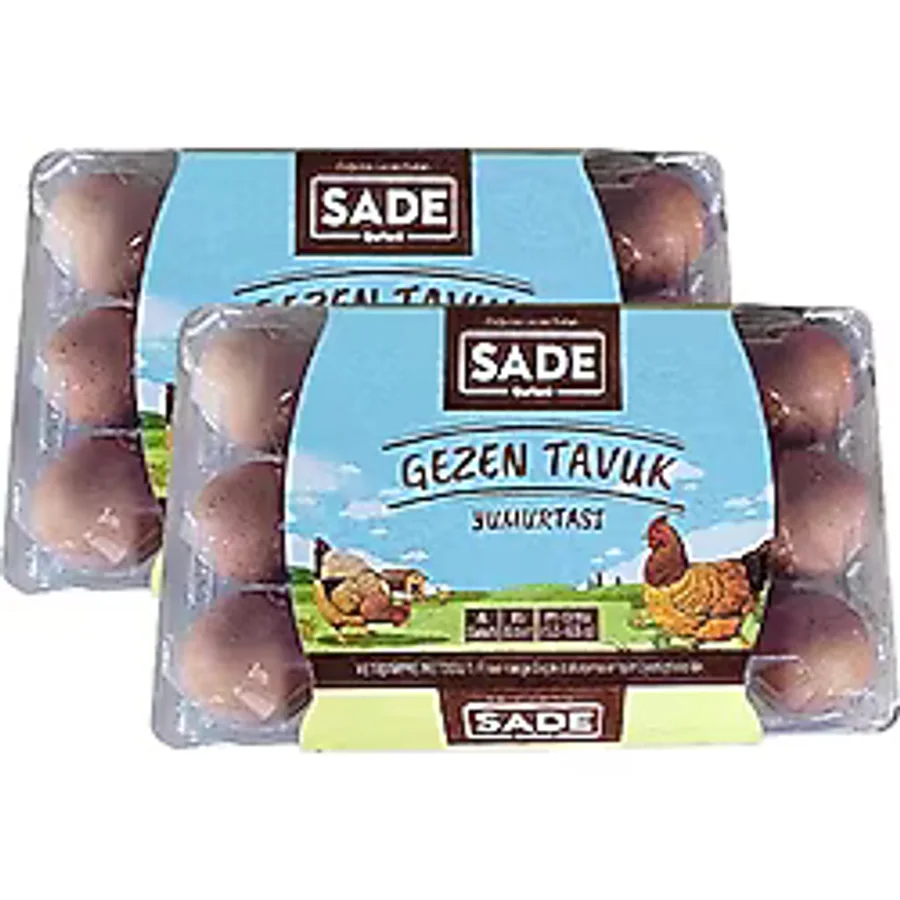 Sade Gurme Gezen Yumurta (2 x 15'li)