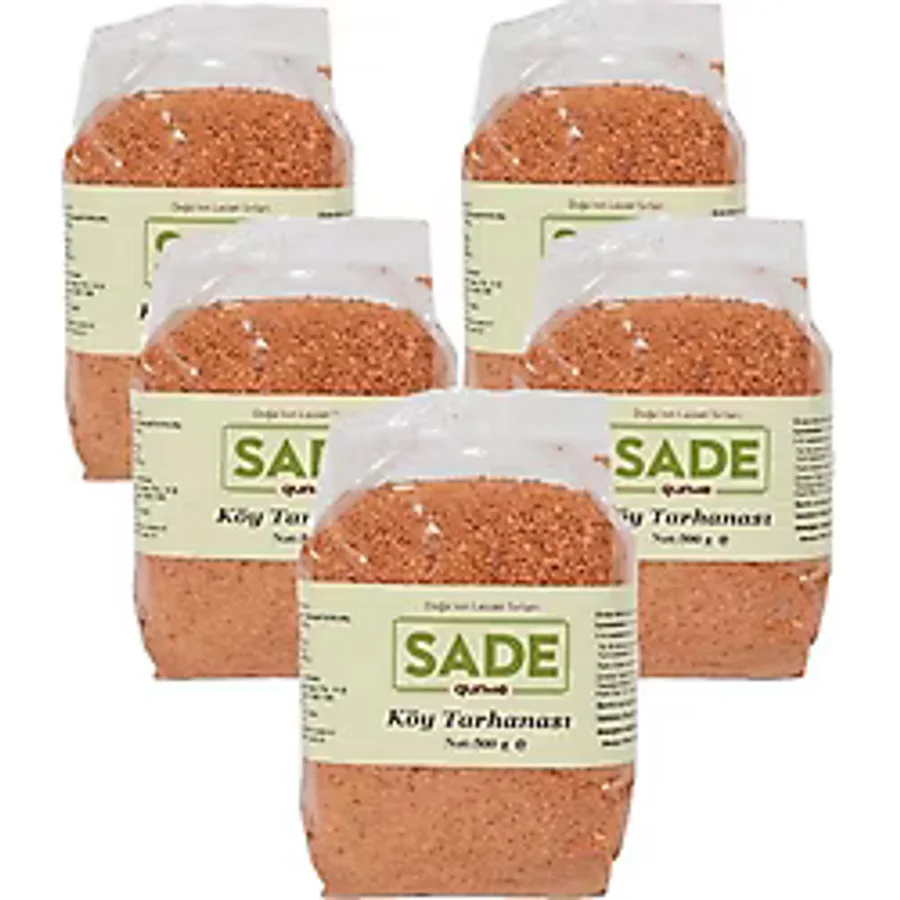 Sade Organik 500 gr 5'li Paket Köy Tarhanası