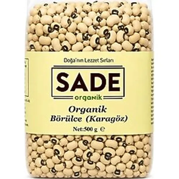 Sade Organik Karagöz Börülce 500 g
